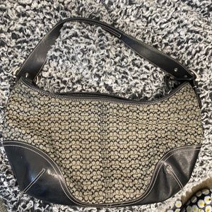 Coach black hobo bag
